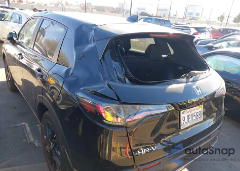 2024 Honda Hr-V 2Wd Sport/2Wd Sport W/O Bsi из США, поврежденный, VIN 3CZRZ1H54RM729822